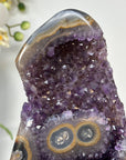 Amethyst Crystal Cluster with Stalactite Eye Formations – Natural Mineral from Uruguay - MWS2393