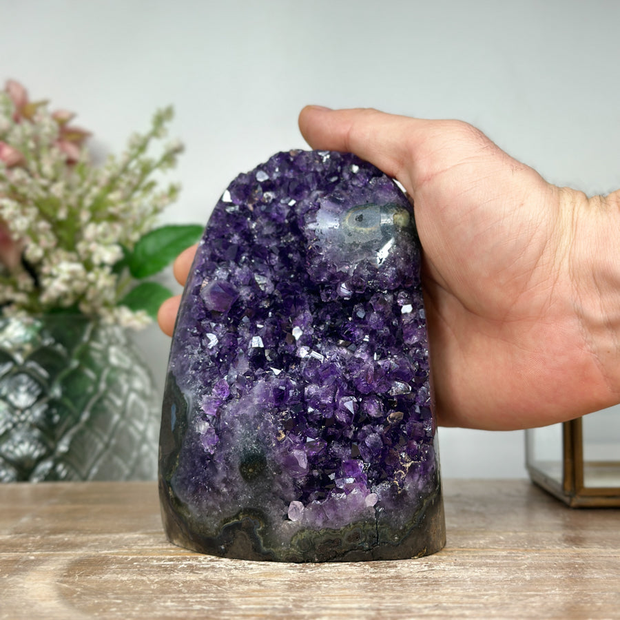 Beautiful Geniune Natural Amethyst Cathedral Stone - CBP0813