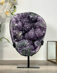 Amethyst Crystal Cluster Geode for Home Decor Display - MWS2644
