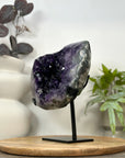 Top Quality Natural amethyst Geode on Stand - MWS3071