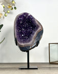 Amethyst Crystal Geode with Natural Agate Shell - MWS2796