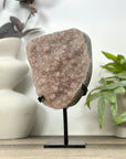 Natural Peach Tone Sugar Quartz Crystal Cluster - MWS3161