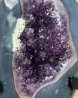 Stunning Blue Agate & Amethyst Geode - MWS1521