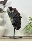 Unique Natural Amethyst, Calcite & Hematite Crystal Specimen - MWS3188