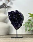Natural Uruguayan Amethyst Cluster on Stand - MWS3214