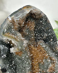 Top Grade Natural Amethyst Stalacite Formation with Agate Shell - MWS3301