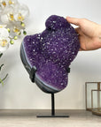 Outstanding Natural Amethyst Cluster wirh Blue Agate Matrix - MWS2384