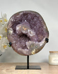Large Amethyst Crytsal Geode with Stalactite Eyes Formations - MWS1737