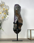 Amethyst Geode on Stand – Large Top Grade Statement Piece from Uruguay - MWS2597
