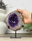 Stunning Amethyst Flower on Stand - MWS3307