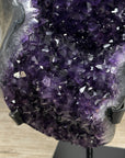 Uruguayan Amethyst Crystal - Custom Metal Stand Included - MWS2486