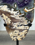 Unique Amethyst & Agate Polished Slice - MWS2323