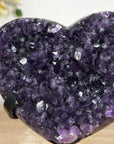 A Grade Natural Amethyst Stone heart - HST0258