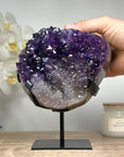 Stunning Natural Amethyst & Quartz Crystal Specimen - MWS1445