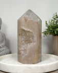 XXL huge Natural Yellow Quartz Stone Tower - STP0169