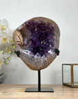 Stunning Amethyst Geode with Pseudo Calcite Formation - MWS1876