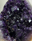 Deep Purple Amethyst Crystal Cluster with Unique Rainbow Jasper Matrix - MWS2351