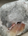 Quartz Sugar Druzy Stone Geode Centerpiece - STGE0028