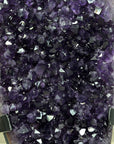 A+ Grade Natural Amethyst Formation with Blue Agate Shell - MWS1883