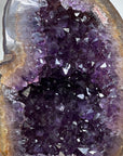 Amethyst Geode with Stunning Yellow Banding
