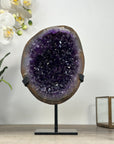 Beautiful Natural Deep Purple Uruguayan Amethyst Geode - MWS2031