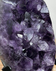 A Grade Deep Purple Amethyst Cluster with Large Crystals - MWS1861