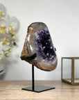 Amethyst Crystal Geode with Quartz Shell - MWS1832