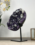 Top Grade Natural Amethyst Cluster with Calcite Formations - MWS2217
