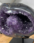 Natural Amethyst Geode with Agate Shell - MWS3096