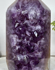 Deep Purple Natural Large Stone Tower - STP0165