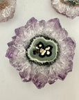 High-Quality Amethyst & Quartz Stalactite Slices for Jewelers - Wholesale Bulk Pack - STS0081