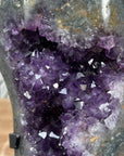 Natural Uruguayan Amethyst Geode, Elegant Display Piece, Great for Altar Decor - MWS1574