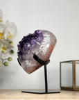 Uruguayan Amethyst Stone Heart Carving - HST0256