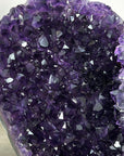 A Grade Amethyst Stone with Green Jasper Shell - MWS2219