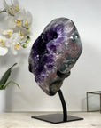 Impresive Large Amethyst Geode with Unique huge Shinny Crystals - MWS1804