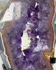 Beautiful Natural Amethyst Geode Slice Portal - MWS2007