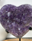 Uruguayan Amethyst Stone Heart Crystal - HST0352