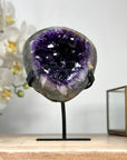 Top Grade Natural Deep Purple Amethyst Geode - MWS2127