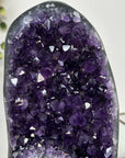 Amethyst Crystal Cluster on Stand – Home Decor Mineral Specimen Display - MWS2652