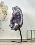 Natural uruguayan Amethyst Geode with Unique Stalactite Formations - MWS2961