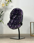 Natural Uruguayan Amethyst Geode with Deep Purple Crystals - MWS2587