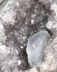 Natural Quartz Geode with Huge Calcite Formation - MWS2315