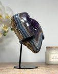 Gorgeous Amethyst & Blue Agate Crystal - MWS1441