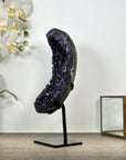 Deep Purple Amethyst Stone Cluster on Stand - MWS3028