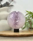 Large Amethyst Sphere Geode with Crystal Cavity Formation - SPH0163