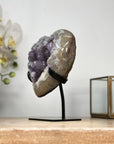 Beautiful Spirit Amethyst Heart with Stalactite Formations - HST0265