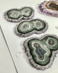 Unique Stalactite Slices Set - Natural Crystal for Handmade Jewelry - STS0077