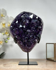 Deep Purple Amethyst Cluster with Huge Large Shinny Crystals - MWS1785