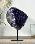 Top Grade Amethyst Crystal Geode on Stand - MWS2679