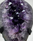 Uruguayan Amethyst Geode with agate Shell - MWS1321